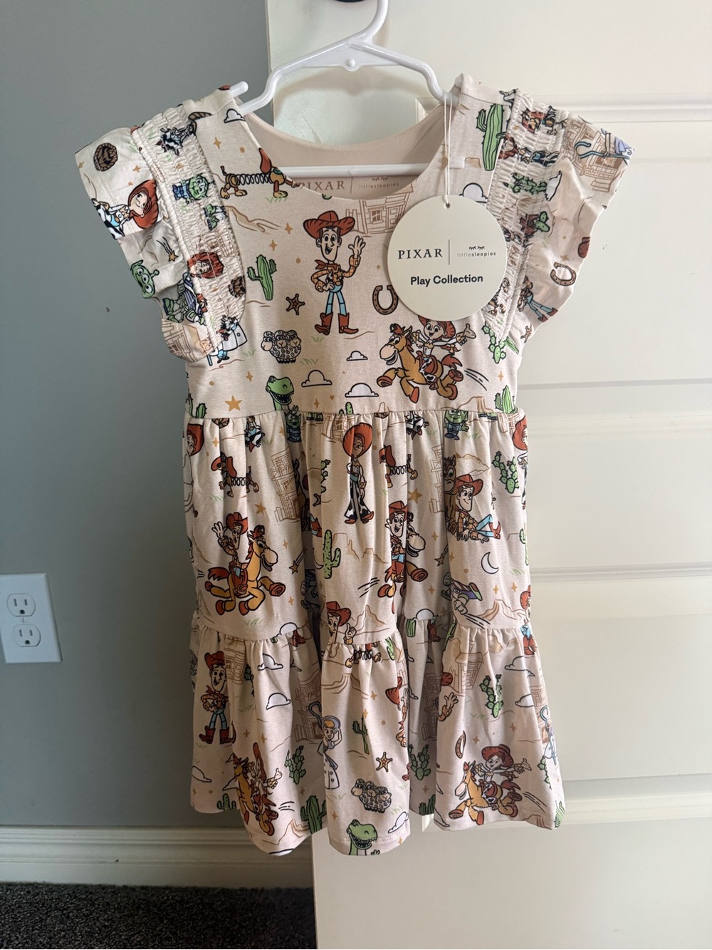 Little Sleepies Cream Toy Story Twirl Dress